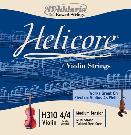 D'Addario Helicore Violin Strings Set w/ wound E